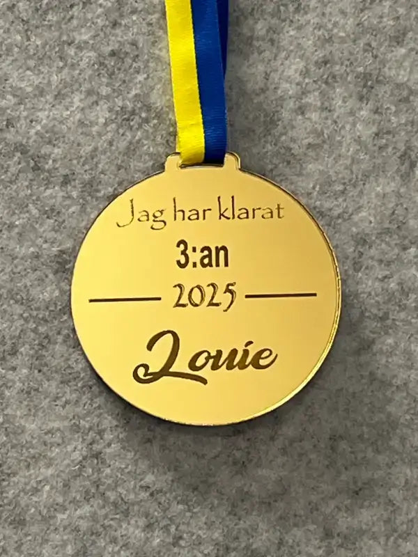 Medalj jag har klarat 3:an - DinMedalj
