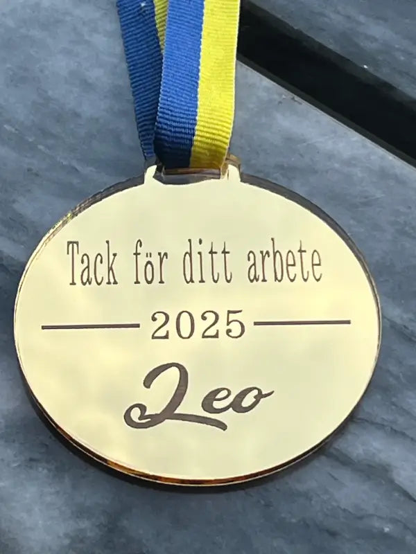 Medalj | Tack för ditt arbete