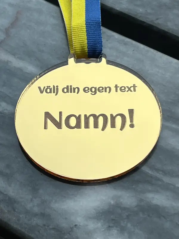 Medalj | Välj din egen text