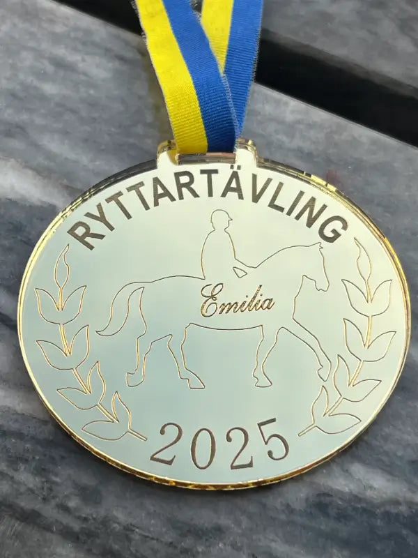 Medalj Ryttartävling
