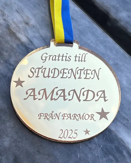 Studentmedalj från farmor