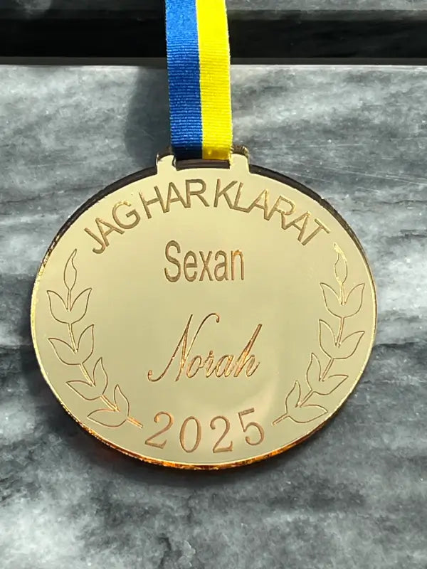 Medalj Sexan - DinMedalj