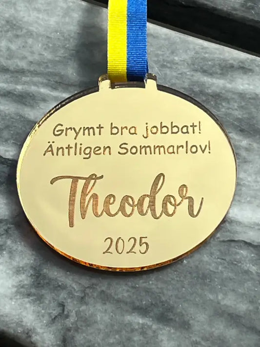 Sommarlovspresent medalj