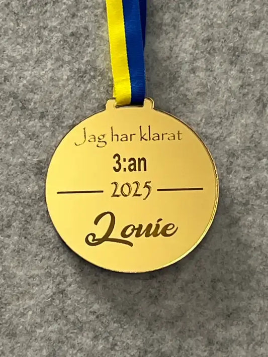 Medalj jag har klarat 3:an - DinMedalj