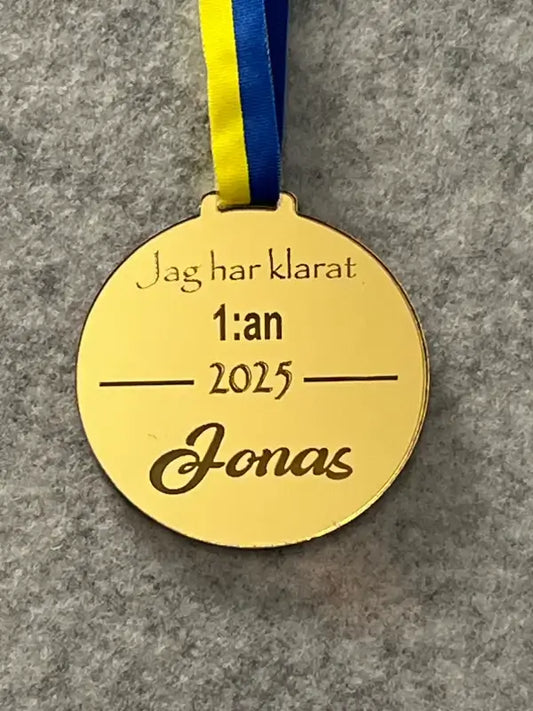 Medalj | Jag har klarat 1:an - DinMedalj