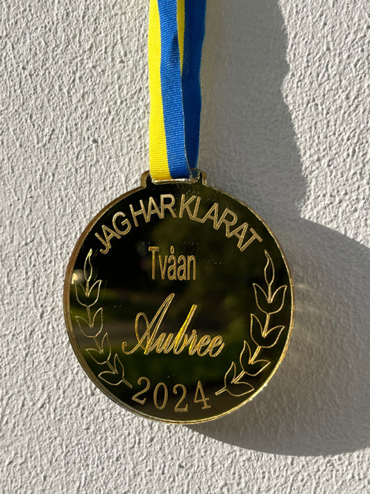 Medalj Tvåan - DinMedalj