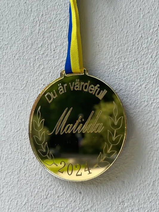 Medalj Du är värdefull