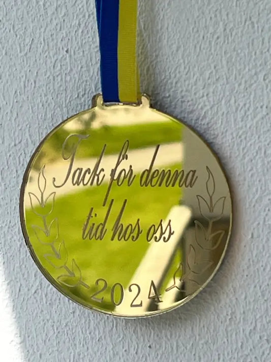 Medalj Avtackning
