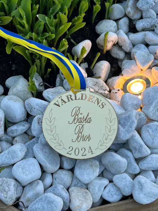 Medalj Världens bästa bror