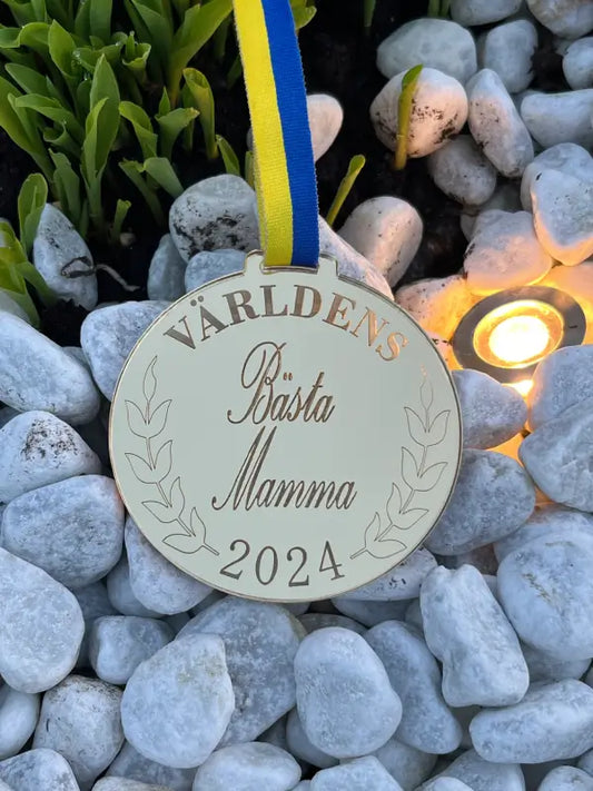 Medalj världens bästa mamma