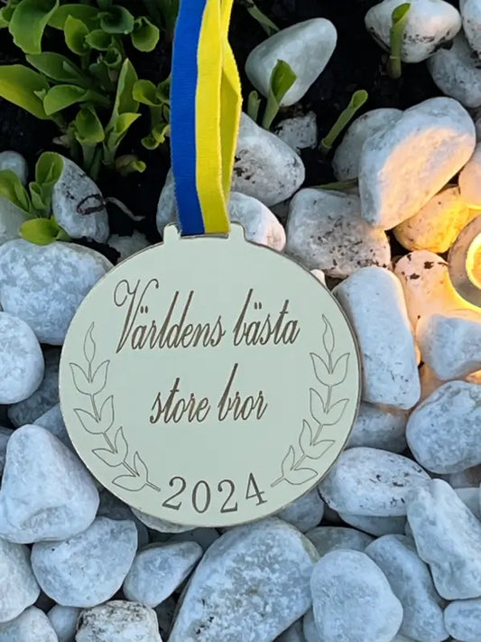 Medalj världens bästa storebror