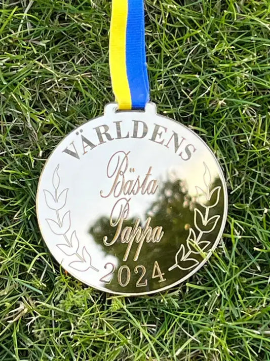 Medalj världens bästa pappa