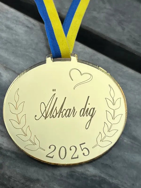 Kärleks medalj | Älskar dig - DinMedalj