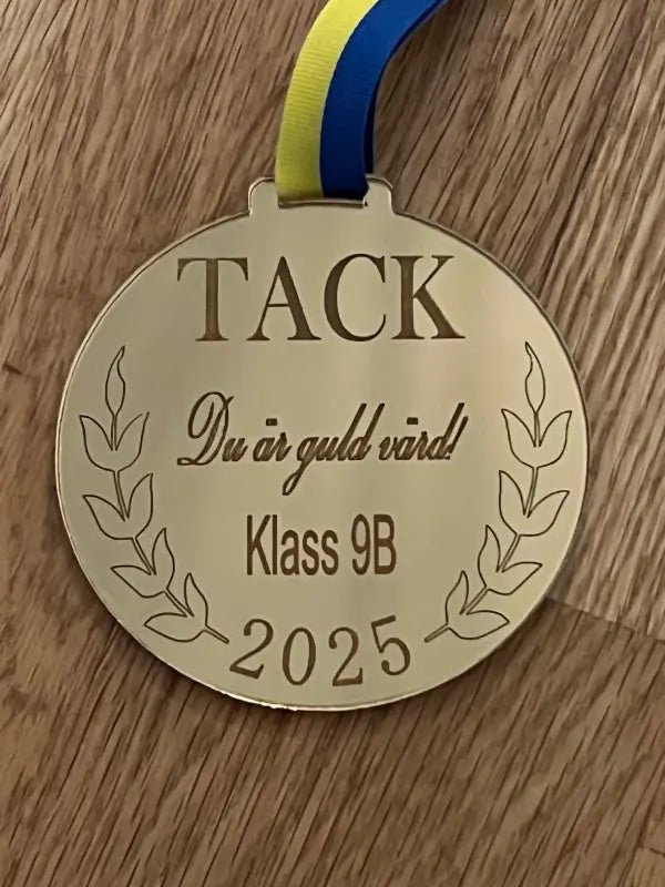 Lärarens medalj | TACK - DinMedalj