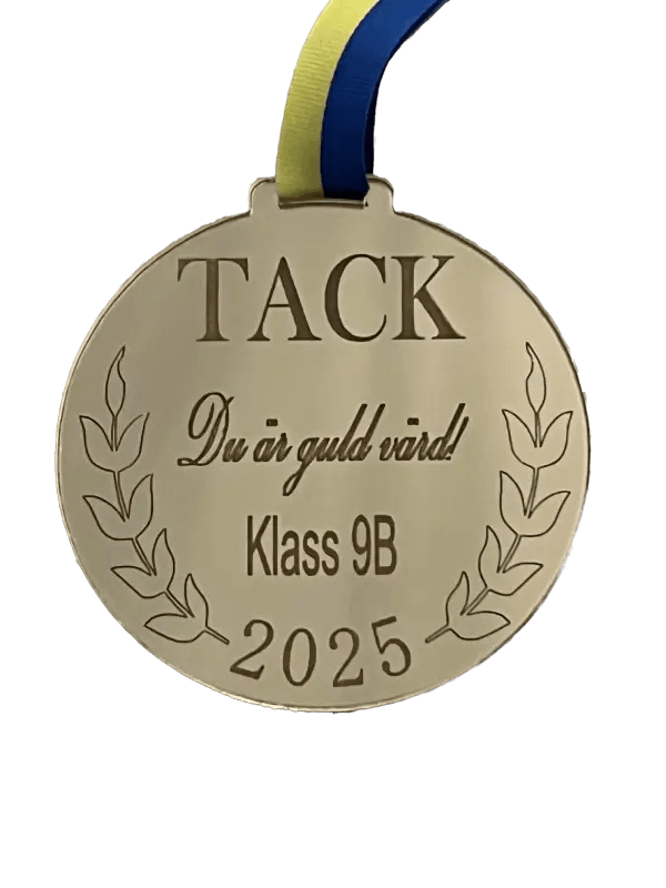 Lärarens medalj | TACK - DinMedalj