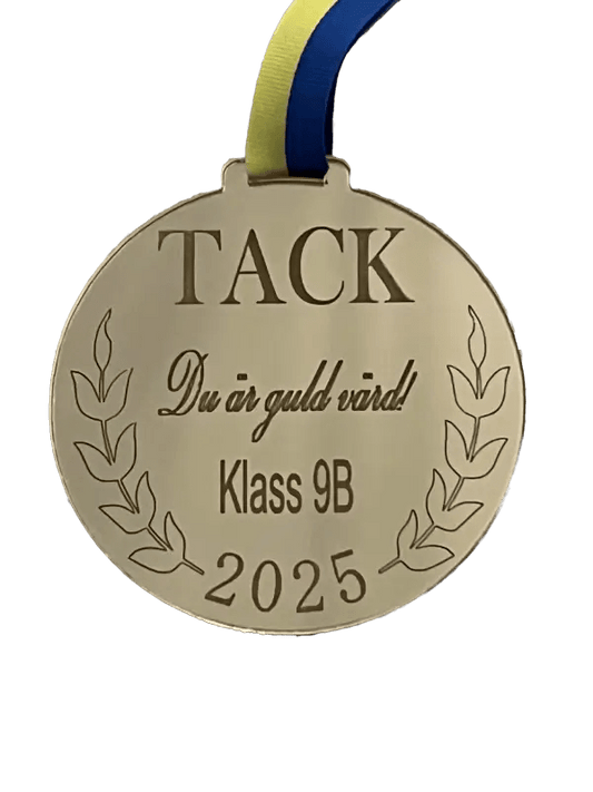 Lärarens medalj | TACK - DinMedalj