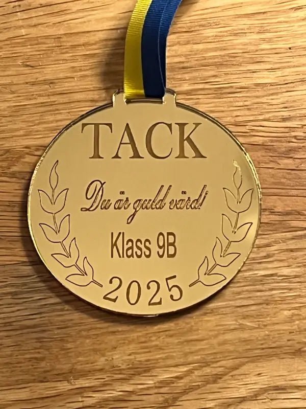 Lärarens medalj | TACK - DinMedalj