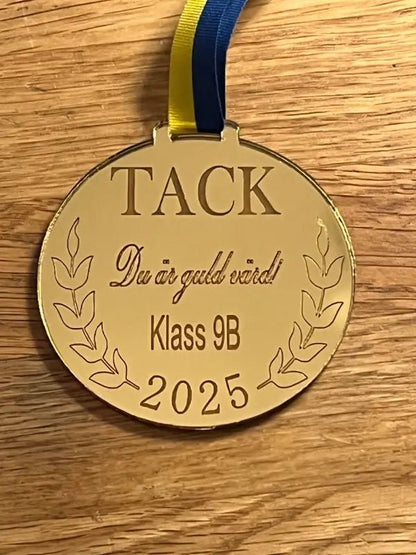 Lärarens medalj | TACK - DinMedalj