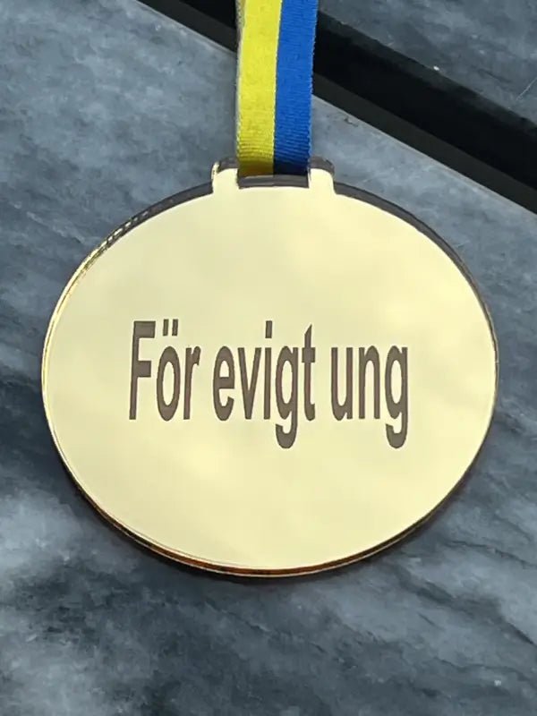 Medalj | För evigt ung - DinMedalj