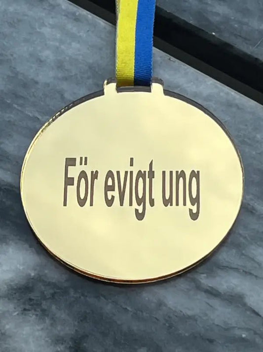 Medalj | För evigt ung - DinMedalj