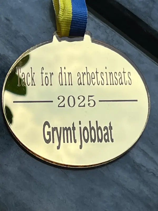 Medalj | Grymt jobbat - DinMedalj