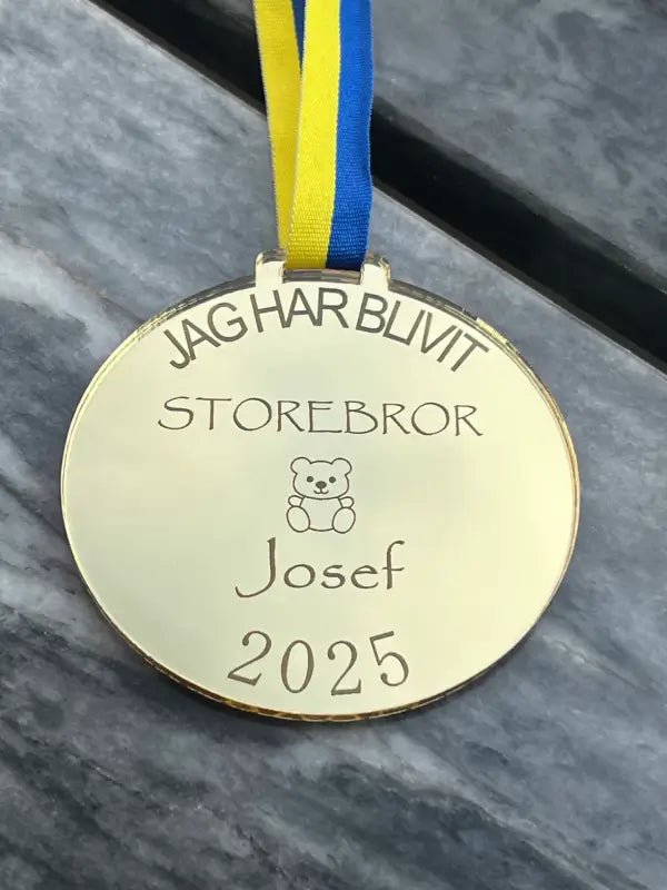 Medalj | Jag har blivit STOREBROR - DinMedalj
