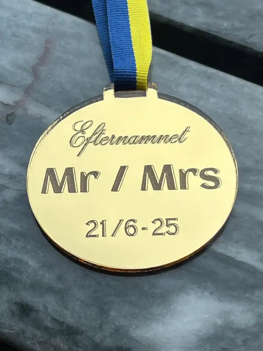 Medalj | Mr / Mrs - DinMedalj