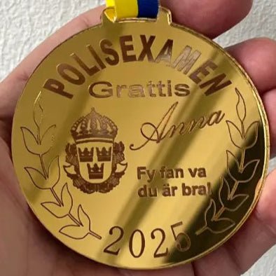 Medalj | Polisexamen - DinMedalj