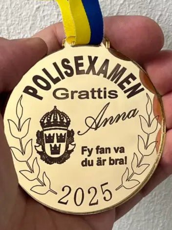 Medalj | Polisexamen - DinMedalj