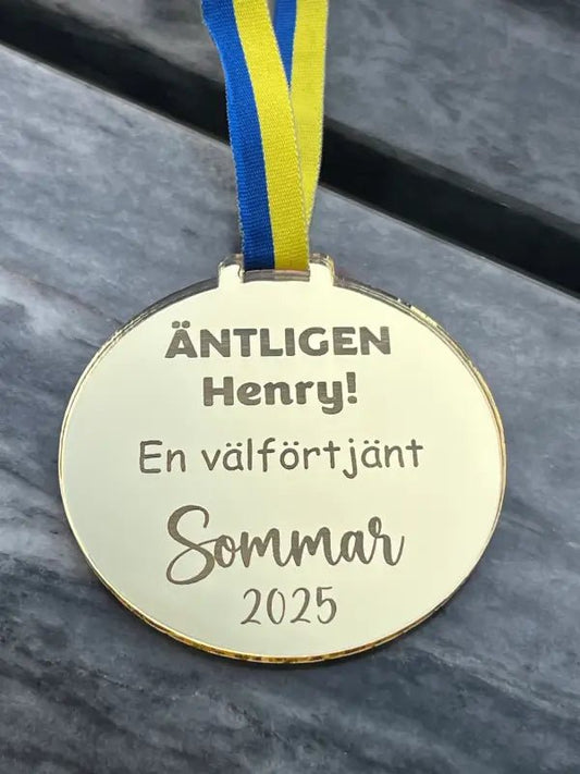 Medalj | Välförtjänt Sommar - DinMedalj